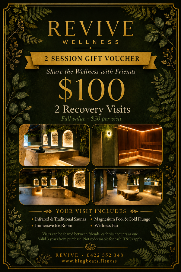 2 session pack (Valued at $100)