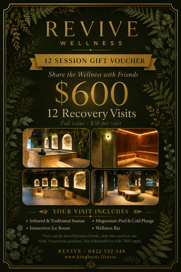 12 session pack (Valued at $600)